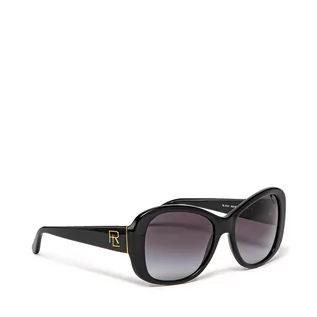 Okulary przeciwsłoneczne - Ralph Lauren Okulary przeciwsłoneczne LAUREN 0RL8144 50018G Shiny Black/Gradient Grey - grafika 1
