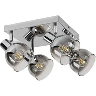 Lampy sufitowe - Rabalux Tarien lampa podsufitowa 4x40W chrom/przydymiony 3250 - miniaturka - grafika 1