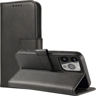Etui Magnet Case Do Huawei Nova 11 Se Z Klapką I Portfelem - Czarne - Portfele - miniaturka - grafika 1