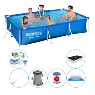 Super zestaw basenowy - Bestway Fast Set 300x201x66 cm Rund - Baseny ogrodowe - miniaturka - grafika 1