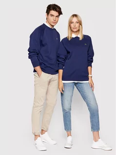 Bluzy damskie - Lacoste Bluza Unisex SH9174 Granatowy Loose it - grafika 1