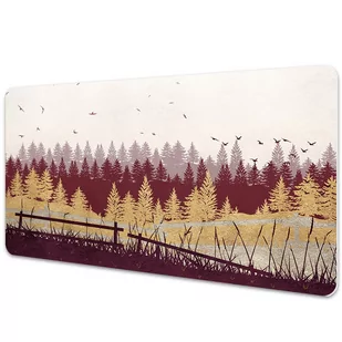 Podkładka ochronna na biurko Jesień Las 90x45 cm - Podkładki na biurko - miniaturka - grafika 1