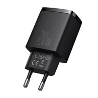 Ładowarki do telefonów - Baseus Ładowarka sieciowa, QC 20 W, czarna, dwa porty - miniaturka - grafika 1