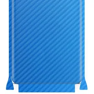 Szkła hartowane na telefon - Folia naklejka skórka strukturalna na TYŁ+BOKI do Huawei Mate 30 5G -  Carbon Niebieski - apgo SKINS - miniaturka - grafika 1