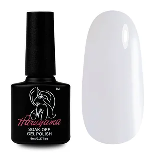 Lakier hybrydowy biały Haruyama MY010 8 ml - Lakiery hybrydowe - miniaturka - grafika 1