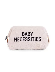 Childhome Kosmetyczka Baby Necessities Teddy Bear white - Torby i organizery dla mam - miniaturka - grafika 1
