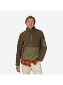 Bluzy męskie - Polar męski Rossignol Fleece Anorak zielony XL - miniaturka - grafika 1