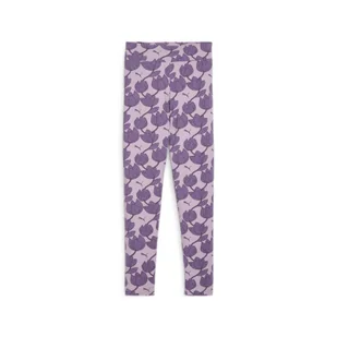 Legginsy dziewczęce Puma ESS+ BLOSSOM AOP fioletowe 67940660 - Legginsy - miniaturka - grafika 1