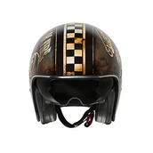 Kaski motocyklowe - PREMIER HELMET VINTAGE OP 9 BM, brązowy/OCHER/czarny, M - miniaturka - grafika 1