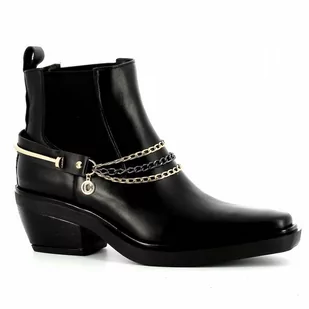 Czarne sztyblety damskie CARINII - Carinii - Botki damskie - miniaturka - grafika 1