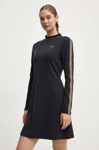 EA7 Emporio Armani sukienka kolor czarny mini rozkloszowana TJZBZ.6DTA54 - Sukienki - miniaturka - grafika 1