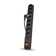 Listwy zasilające - Acar HSK S8 PRO (listwa zabezpieczająco-filtrująca, 8 czarna,5 m) (ALP-ACARS8pro---05) - miniaturka - grafika 1