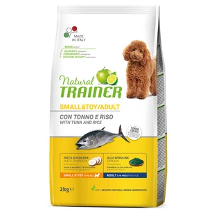 Trainer Natural Dog Adult Small & Toy z tuńczykiem - 2 kg - Sucha karma dla psów - miniaturka - grafika 1