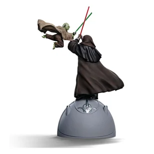 Star Wars Deluxe Art Scale Statue 1/10 Yoda vs Emperor Palpatine (CCXP - Figurki dla dzieci - miniaturka - grafika 1