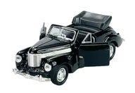 Samochody i pojazdy dla dzieci - WELLY OLD TIMER 1938 OPEL KAPITAN CABRIOLET CZARNY BEZ DACHU 1:34 43785 - miniaturka - grafika 1