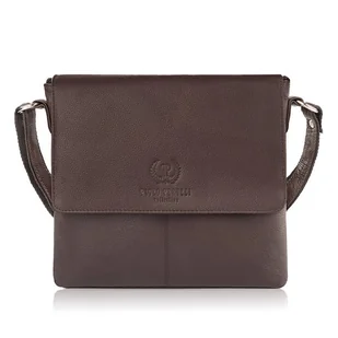 Torebka damska skórzana brązowa listonoszka Paolo Peruzzi E-28-BR - Nerki Torebka damska skórzana brązowa listonoszka Paolo Peruzzi E-28-BR - Nerki - miniaturka - grafika 1