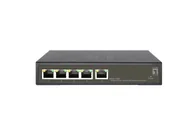 Pozostałe akcesoria sieciowe - LevelOne GES-2105P łącza sieciowe Zarządzany L2 Gigabit Ethernet (10/100/1000) Obsługa PoE Czarny - miniaturka - grafika 1