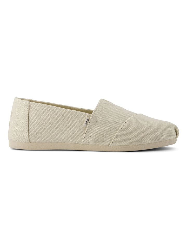 TOMS Espadryle w kolorze kremowym