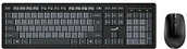 Klawiatury - Genius Smart KM-8200 COPILOT, sada klávesnice s bezdrátovou optickou myší, CZ/SK, klasická, černo-šedá - miniaturka - grafika 1