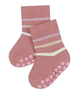 FALKE Uniseks - niemowlęta Kapcie Multi Stripe B HP Bawełna antypoślizgowe 1 Para, Czerwony (Coralle 8808), 62-68 (1-6 miesiące) - Kapcie damskie - miniaturka - grafika 1