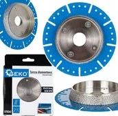 Tarcze do pił - Geko Tarcza diamentowa do cięcia i fazowania rur PCV 125mm 50 - miniaturka - grafika 1