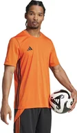 Koszulki męskie - Adidas Koszulka męska adidas Tabela 23 Jersey pomarańczowo-czarna JI8827 L - miniaturka - grafika 1