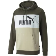 Bluzy sportowe męskie - Bluza treningowa męska Puma Colorblock Hoodie TR - miniaturka - grafika 1