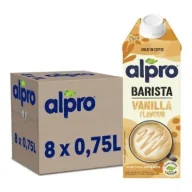 Napoje roślinne - Alpro Barista Napój owsiano-sojowy Wanilia zgrzewka 8 x 750 ml - miniaturka - grafika 1