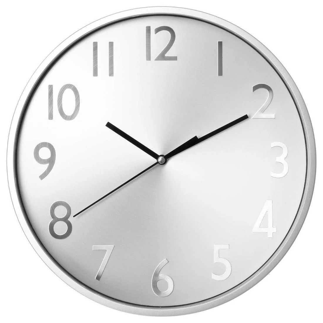 Atmosphera Créateur d'intérieur Atmosphera Créateur dintérieur Okrągły zegar ścienny kolor srebrny 30 cm jja-141133