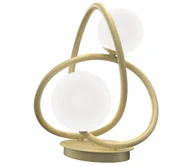 Lampy stojące - Wofi 8014-201 - LED Lampa stołowa NANCY 2xG9/3,5W/230V złoty/biała + - miniaturka - grafika 1