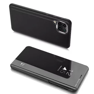 Clear View Case futerał etui z klapką Samsung Galaxy A22 5G czarny - Etui i futerały do telefonów - miniaturka - grafika 1