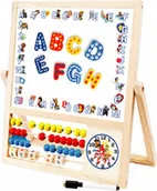 Tablice dla dzieci - Tablica Magnetyczna Psi Patrol Kredowa Drewniana Liczydło - miniaturka - grafika 1