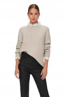 Swetry damskie - ONLY POLAROWY RÓŻOWY SWETER Z ŻABOTEM I RĘKAWEM DŁUGIM XL J9A - miniaturka - grafika 1