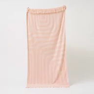 Ręczniki - Różowy bawełniany ręcznik plażowy Sunnylife Luxe, 160x90 cm - miniaturka - grafika 1