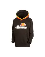 Bluzy męskie - Ellesse Bluza Bluza Męska Rainbow Logo, Czarny, M - miniaturka - grafika 1