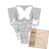 Szablony malarskie - Szablony Malarskie Wielokrotne 14 szt. // Motyle - miniaturka - grafika 1