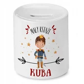 Skarbonki - Dla Kuby Skarbonka na Urodziny na Prezent z Nadrukiem ze Zdjęciem - miniaturka - grafika 1