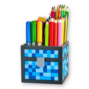 Kajawis, organizer na kredki w stylu Minecraft - Przyborniki na biurko - miniaturka - grafika 1