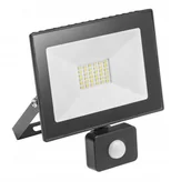 Lampy ogrodowe - Naświetlacz LED G-TECH 30W 6400K z czujnikiem - miniaturka - grafika 1