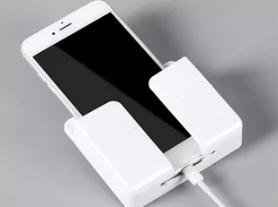 Uchwyt na ścianę do telefonu Alogy stojak na telefon hak do ładowania Biały - Statywy fotograficzne - miniaturka - grafika 2