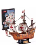 Puzzle - Puzzle 3D Żaglowiec Santa Maria - miniaturka - grafika 1
