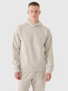 4F Bluza dresowa nierozpinana z kapturem męska - beżowa XXL - Bluzy męskie 4F Bluza dresowa nierozpinana z kapturem męska - beżowa XXL - Bluzy męskie - miniaturka - grafika 1