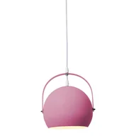 Lampy sufitowe - Wisząca lampa sypialniana Colorado kulista nad łóżko różowa - miniaturka - grafika 1