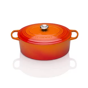 Le Creuset Signature brytfanna, odporna na zarysowania, owalna 21178400902430 - Brytfanny - miniaturka - grafika 1