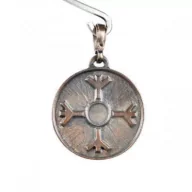 Wisiorki - Sotis Amulet Ochronny Algiz, brąz - miniaturka - grafika 1