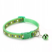 Obroże dla kotów - Obroża Dla Kota Z Dzwonkiem Regulacja Kolory - miniaturka - grafika 1