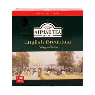 Ahmad Tea London English Breakfast Tea - 100 torebek w kopertach aluminiowych - Herbata - miniaturka - grafika 1