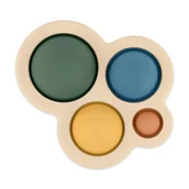 Grzechotki dla dzieci - Zabawka sensoryczna antyalergiczna Chill out zielona 6m+ PETITE&MARS - miniaturka - grafika 1