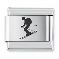 Charmsy - Murrano ITALIAN CHARMS Symbole Sportowe Narciarstwo IH-209 - miniaturka - grafika 1