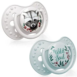 Lovi Lovi Dynamiczny smoczek uspokajający 3-6 m-ce Wild Soul Boy - 2 szt. - Smoczki uspokajające - miniaturka - grafika 1